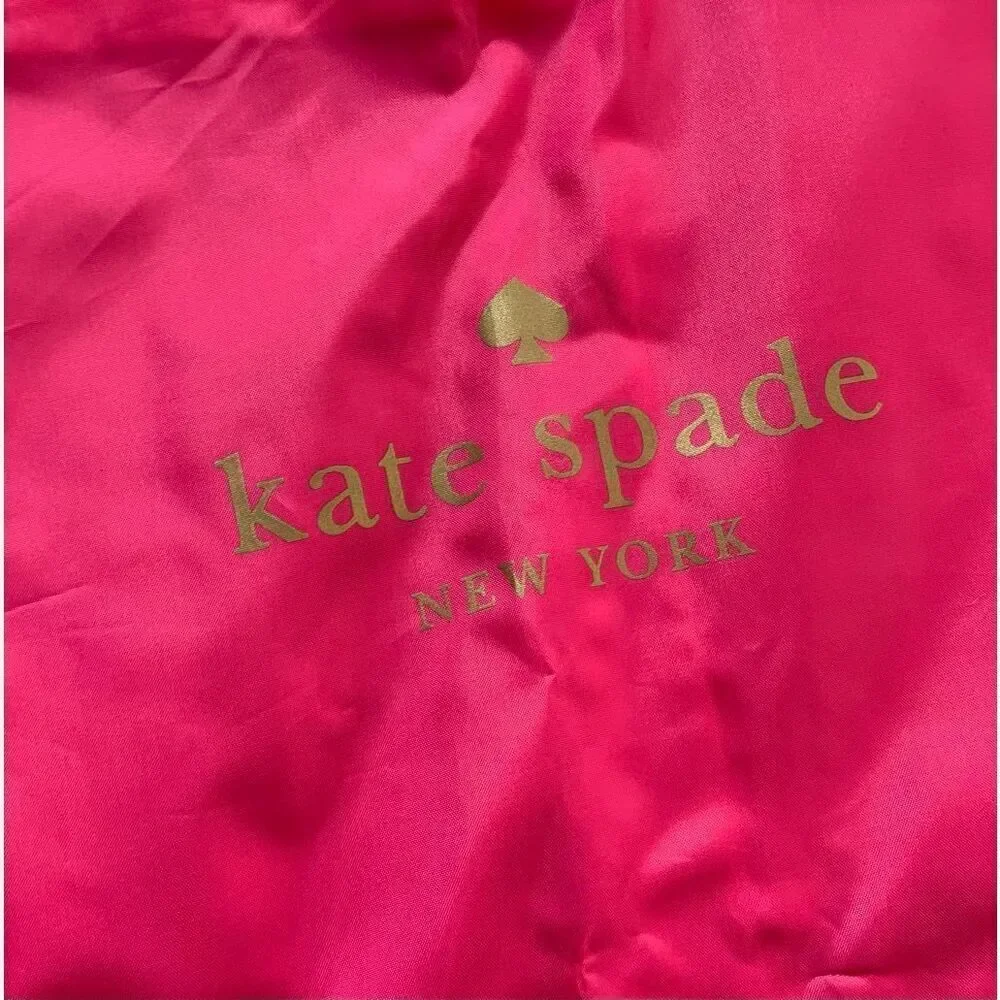 NEW KATE SPATE Garment Bag BETSEY JOHNSON Dust Cover purse shoe TRAVEL LOT pink